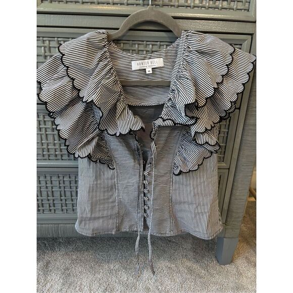 NWOT Hunter bell creswell top, XS $395 B4 - Picture 3 of 9